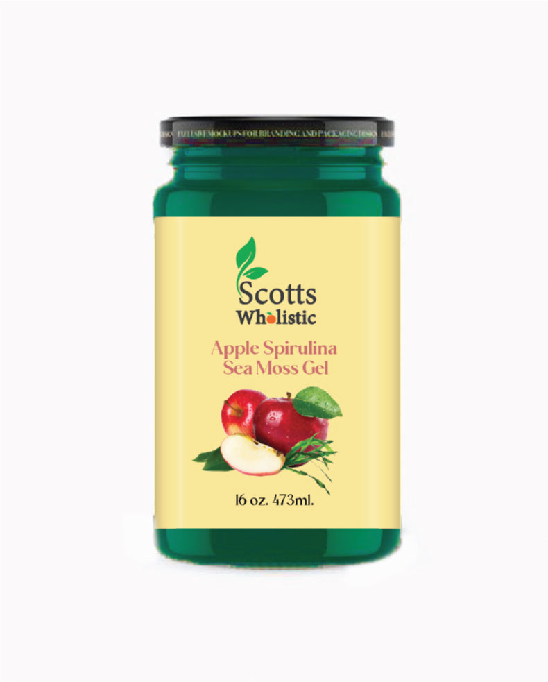 Apple Spirulina Sea Moss Gel